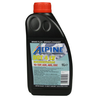 Image of Alpine Brake Fluids Remvloeistof DOT4 LV 1 liter doos