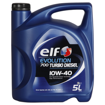 Image of Elf Evolution 700 Turbo Diesel 10W-40 5 liter kan