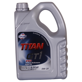 Image of Fuchs Titan GT1 EVO 0W-20 4 liter kan