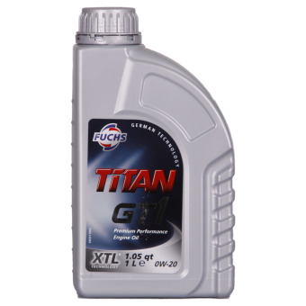 Image of Fuchs Titan GT 1 0W-20 1 liter doos