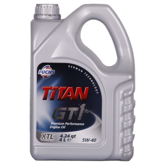 Image of Fuchs Titan GT1 5W-40 4 liter kan