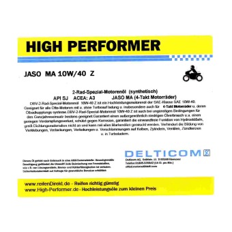 High Performer 10W 40 Motor 4 Takt Motorolie 208 Liter Vat huismerk kopen in de aanbieding