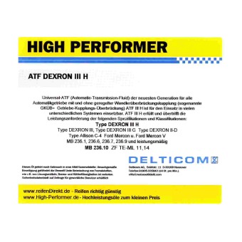 ATF Dexron III H ATF Dexron III H
