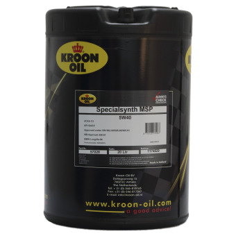Image of Kroon-Oil SPECIALSYNTH MSP 5W-40 Motorolie 20 liter bidon
