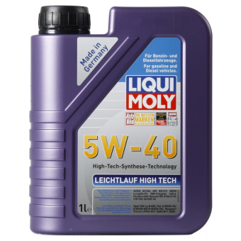 Image of Liqui Moly LICHTLOOP HIGH TECH 5W-40 1 liter doos