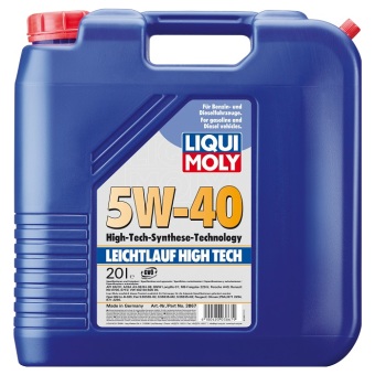 Image of Liqui Moly LICHTLOOP HIGH TECH 5W-40 20 liter kan
