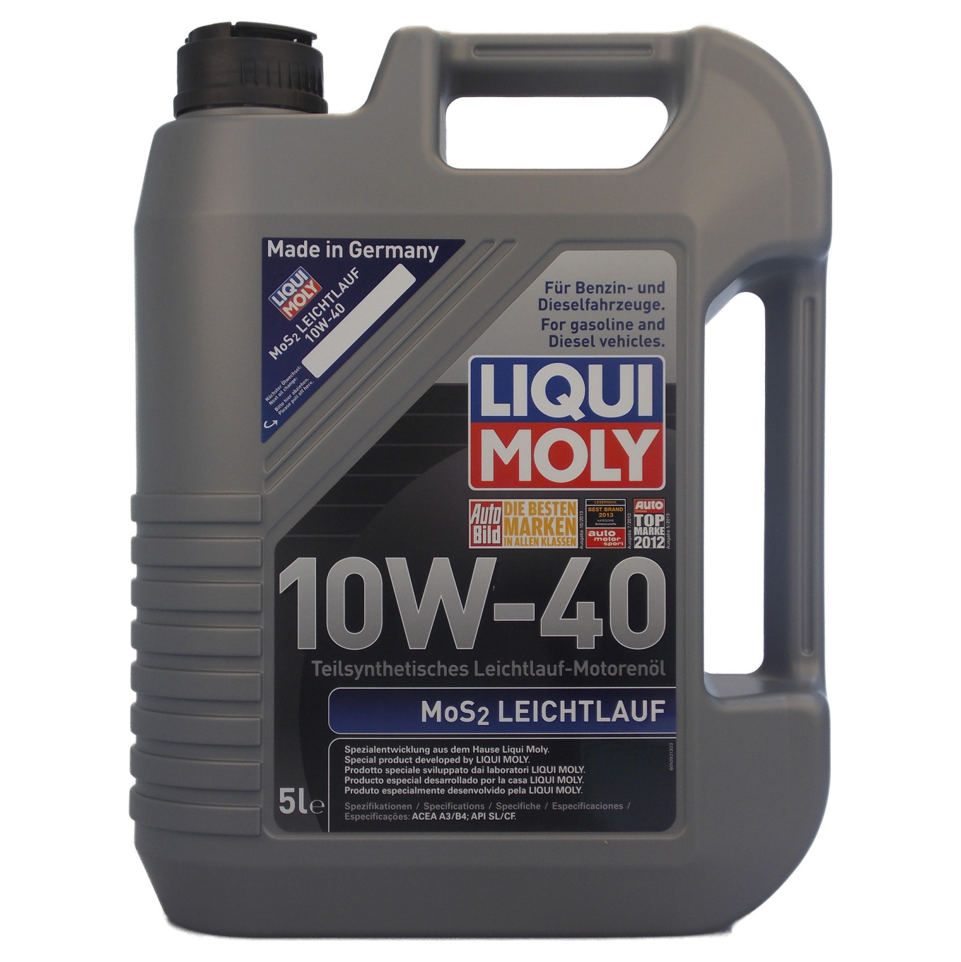 Liqui Moly MoS2 Leichtlauf 10W-40 5 l Preisvergleich - Motoröl ...