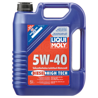 Image of Liqui Moly DIESEL HIGH TECH 5W-40 5 liter kan