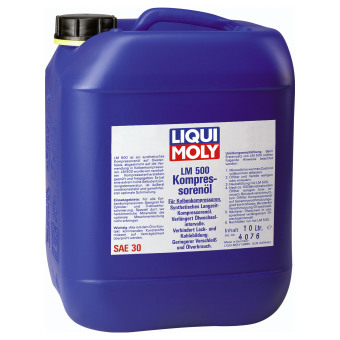 Image of Liqui Moly LM500 COMPRESSOROLIE SAE 30W 10 liter bidon