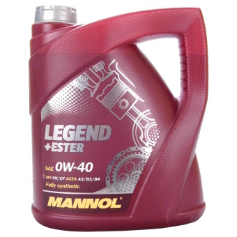 Image of Mannol Legend+Ester 0W-40 4 liter kan