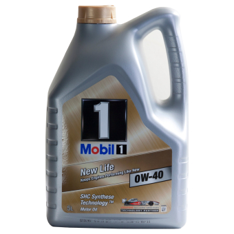 Image of Mobil 1 NEW LIFE 0W-40 5 liter kan