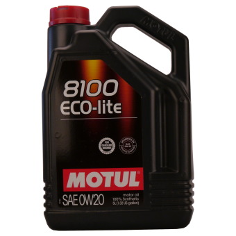 Image of Motul 8100 Eco-lite 0W-20 5 liter kan