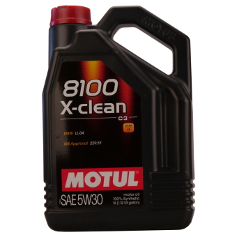 Image of Motul 8100 X-clean 5W-30 5 liter kan