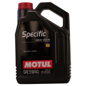 Image of Motul Specific 505 01 - 502 00 - 505 00 5W-40 5 liter kan