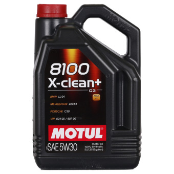Image of Motul 8100 X-clean PLUS 5W-30 5 liter kan