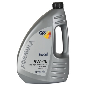Image of Q8 Oils Formula Excel 5W-40 Motorolie 4 liter kan