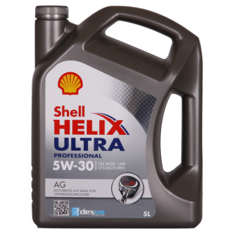 Image of Shell Helix Ultra Professional AG 5W-30 5 liter kan