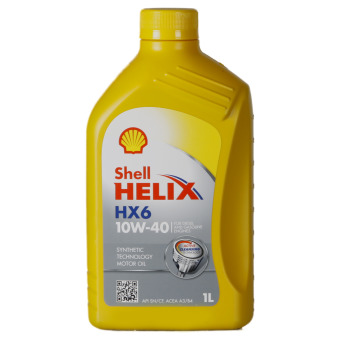 Image of Shell Helix HX6 10W-40 1 liter doos