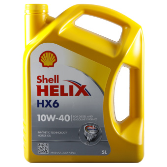 Image of Shell Helix HX6 10W-40 5 liter kan