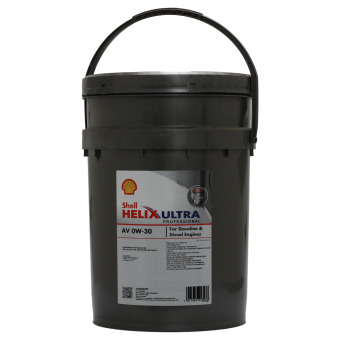Image of Shell Helix Ultra Professional AV 0W-30 20 liter bidon