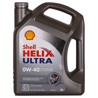 Image of Shell Helix Ultra 0W-40 5 liter kan