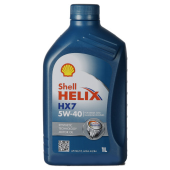 Image of Shell Helix HX7 5W-40 1 liter doos