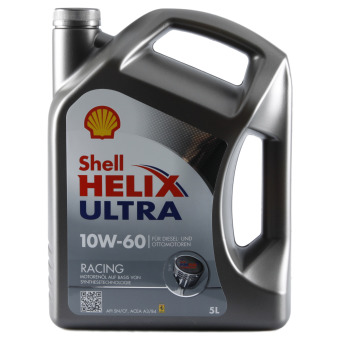 Image of Shell Helix Ultra 10W-60 Racing 5 liter kan