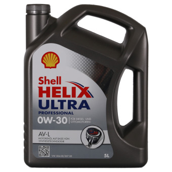 Image of Shell Helix Ultra Professional AV-L 0W-30 5 liter kan