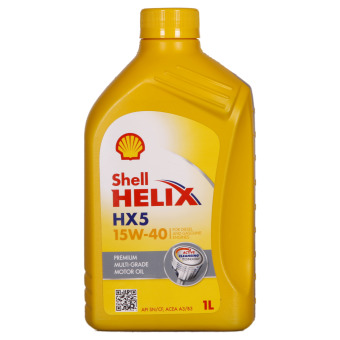 Image of Shell Helix HX5 15W-40 1 liter doos
