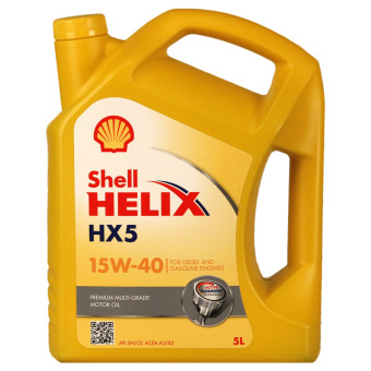 Image of Shell Helix HX5 15W-40 5 liter kan