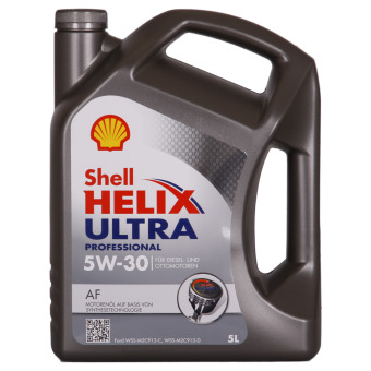 Image of Shell Helix Ultra Professional AF 5W-30 5 liter kan