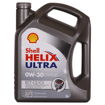 Image of Shell Helix Ultra ECT C2 C3 0W-30 5 liter kan