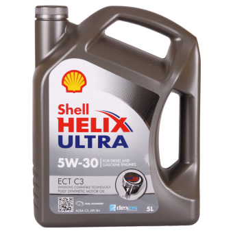 Image of Shell Helix Ultra 5W-30 ECT C3 5 liter kan