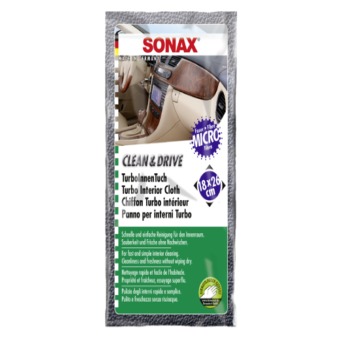 Image of Sonax CleanDrive Turbo-interieur-doek 18x26 Toonbankdisplay 6 milliliter