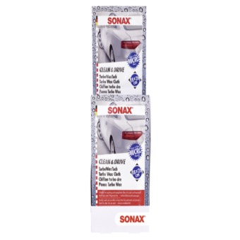 Image of Sonax CleanDrive TurboWaxDoek 18x26 Toonbankdisplay 6 milliliter