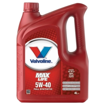 Image of Valvoline MaxLife Synthetic 5W-40 Motorolie 4 liter kan