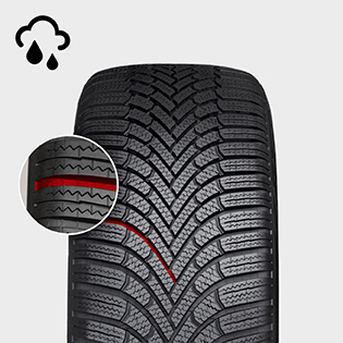 Bridgestone BLIZZAK 6 ENLITEN verringertes Aquaplaning