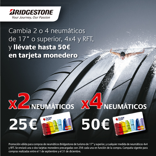 Neumaticos Online Bridgestone Mastercard