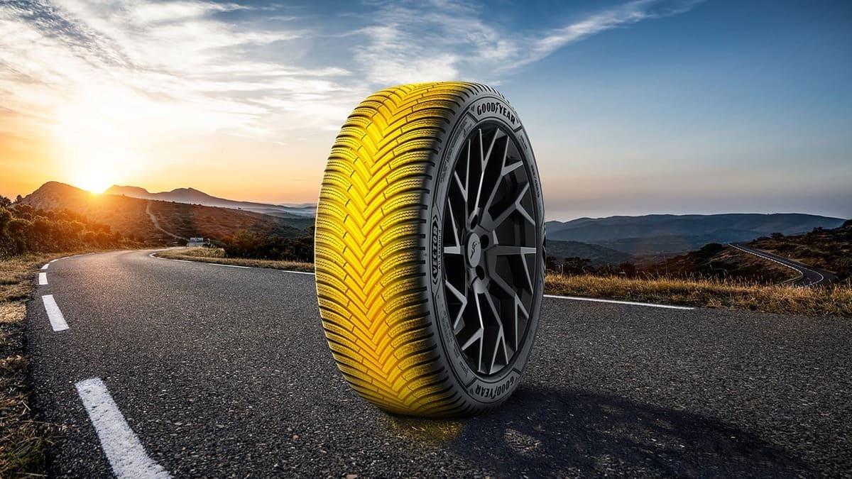 Učinkovita pnevmatika Goodyear na odprti cesti
