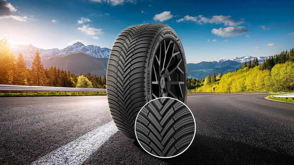Pnevmatika Goodyear z dobrim oprijemom na gorski cesti