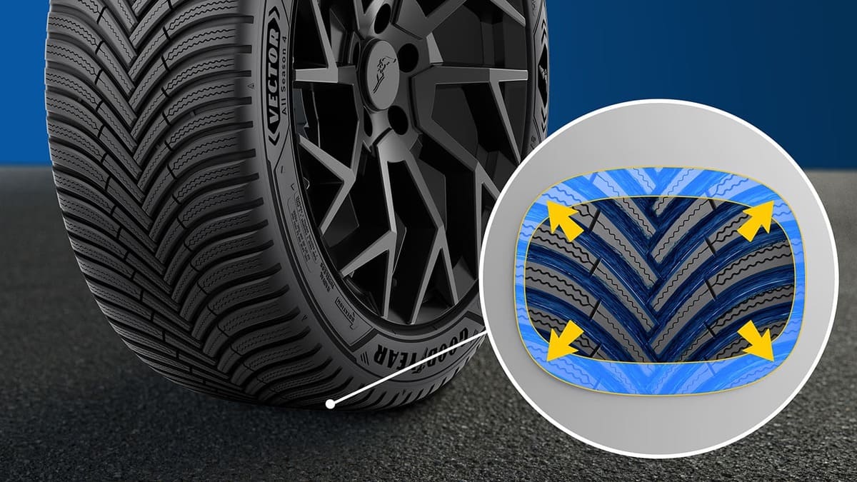 Pnevmatika Goodyear s tehnologijo za stabilen nadzor