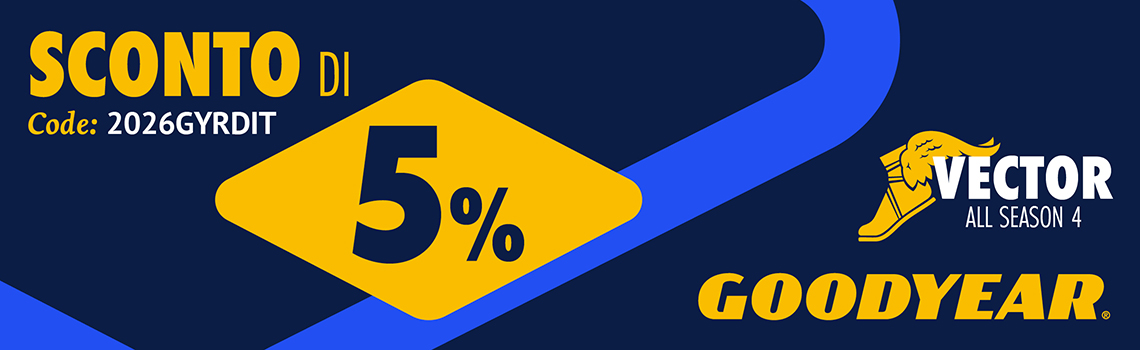Promozione pneumatici Goodyear 2026