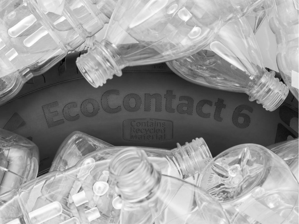 Continental commercialise les premiers pneus à base de polyester issu de bouteilles en PET recyclées