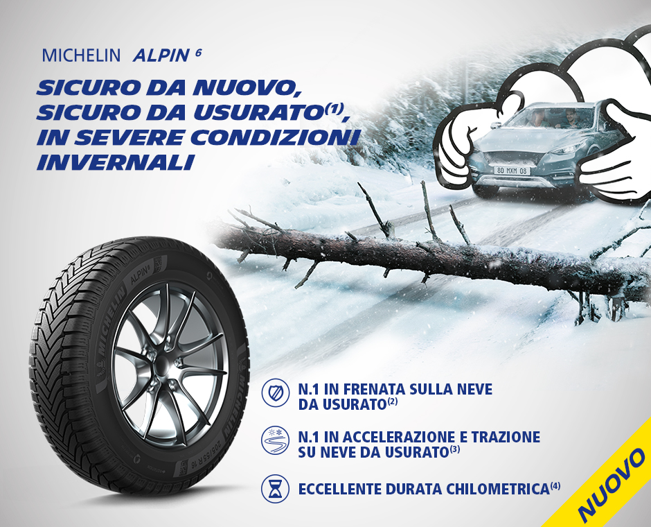 6 R17 Alpin Michelin 215/55 94V