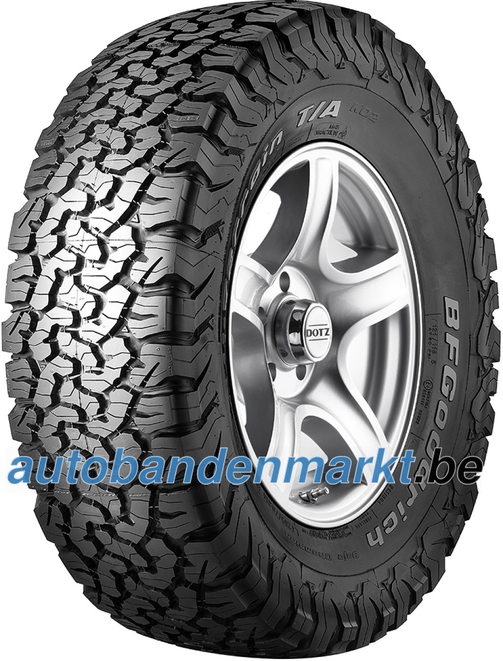 BF Goodrich All-Terrain T/A KO2 ( LT265/60 R20 121/118S 10PR )