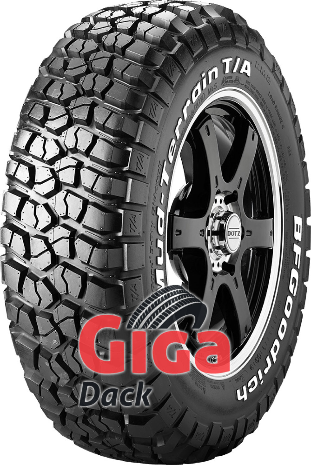 BF Goodrich Mud-Terrain T/A KM 2 ( LT245/75 R16 120/116Q 10PR POR RWL ) BF Goodrich Mud-Terrain T/A KM 2 ( LT245/75 R16 120/116Q 10PR POR RWL )