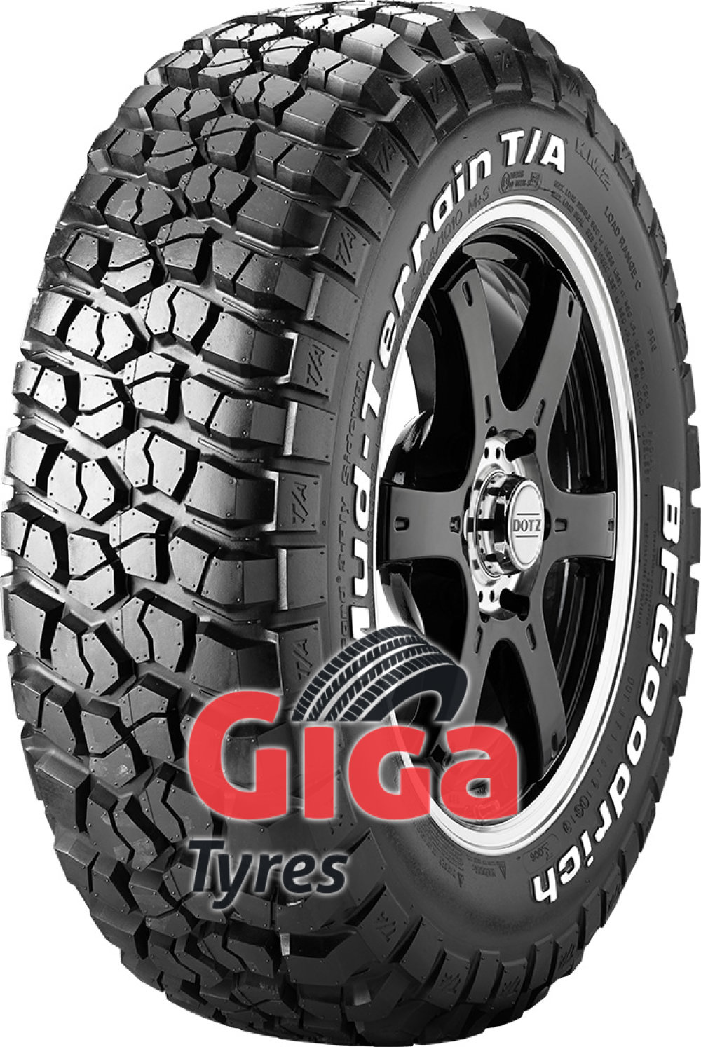 Buy BF Goodrich Mud-Terrain T/A KM 2 225/75 R16 110/107Q online @  giga-tyres.co.uk