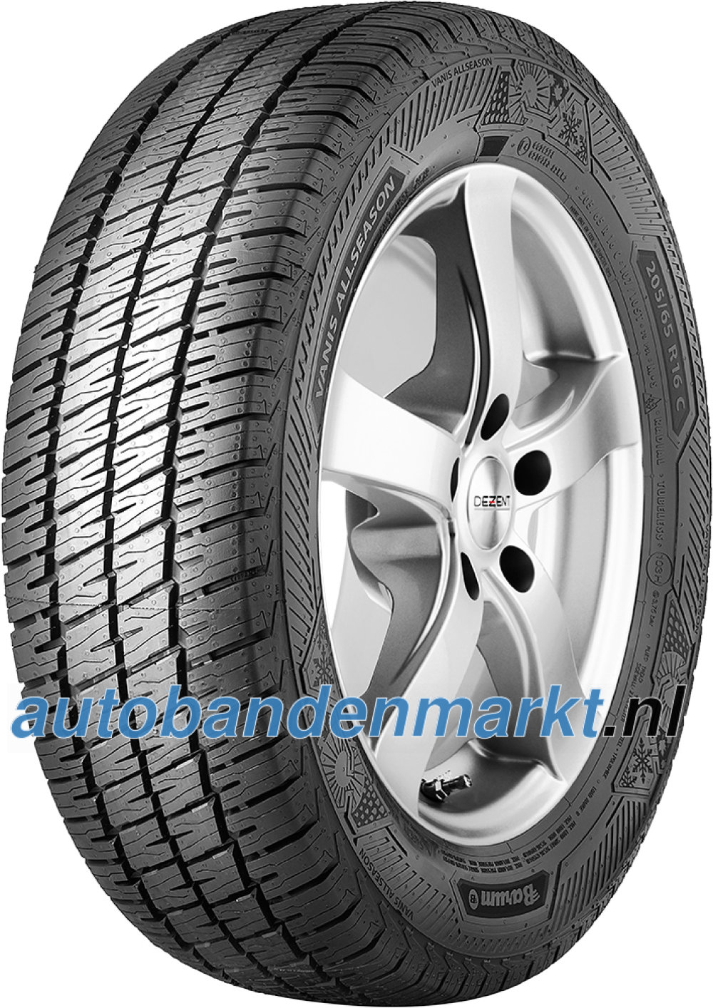 Afbeelding van Barum Vanis AllSeason ( 215/65 R16C 109/107T 8PR Dubbel merk 106T )