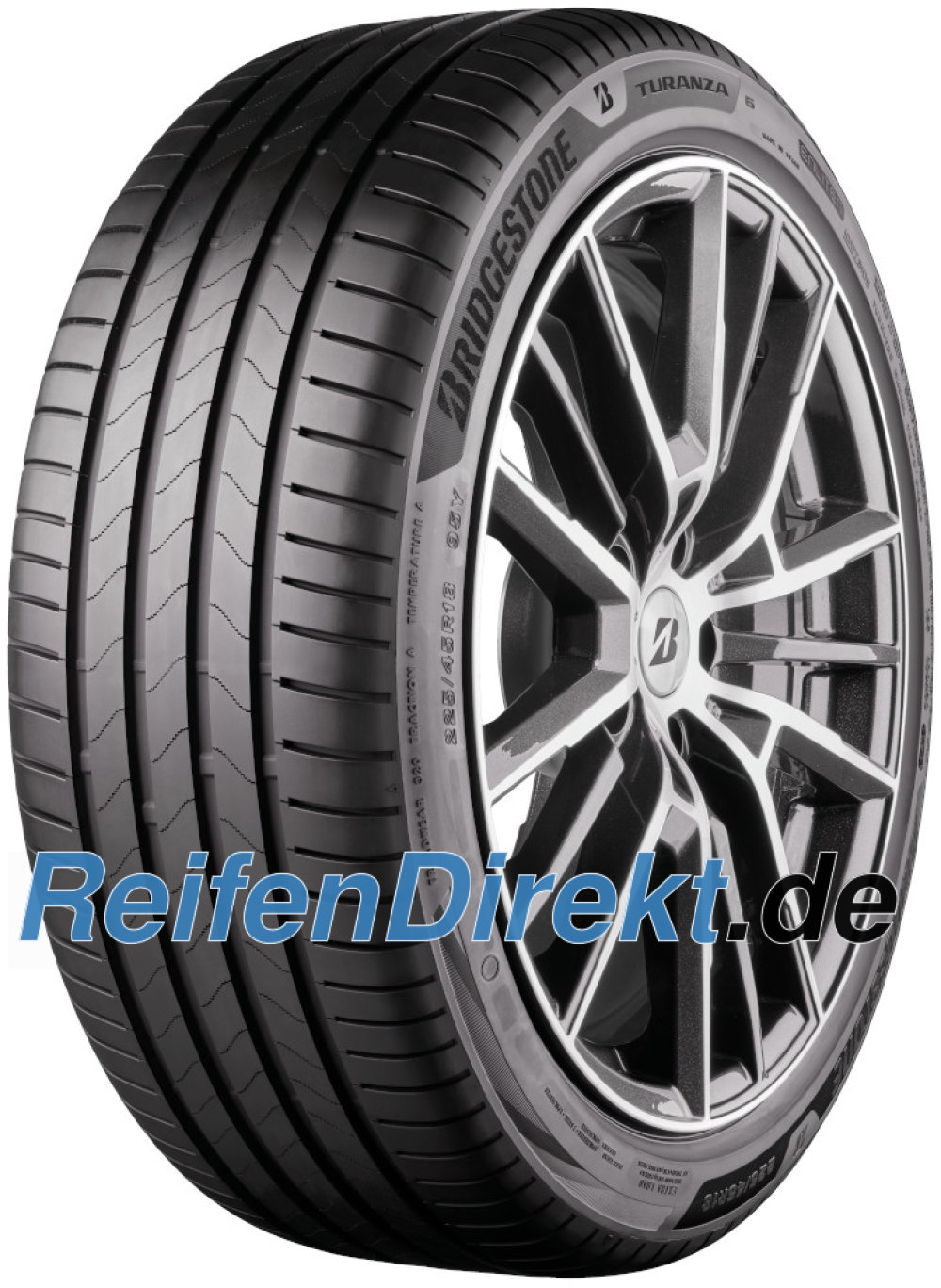 Bridgestone Turanza 6 ( 255/40 R21 102Y XL *, B-Silent, mit Felgenschutz (MFS) )
