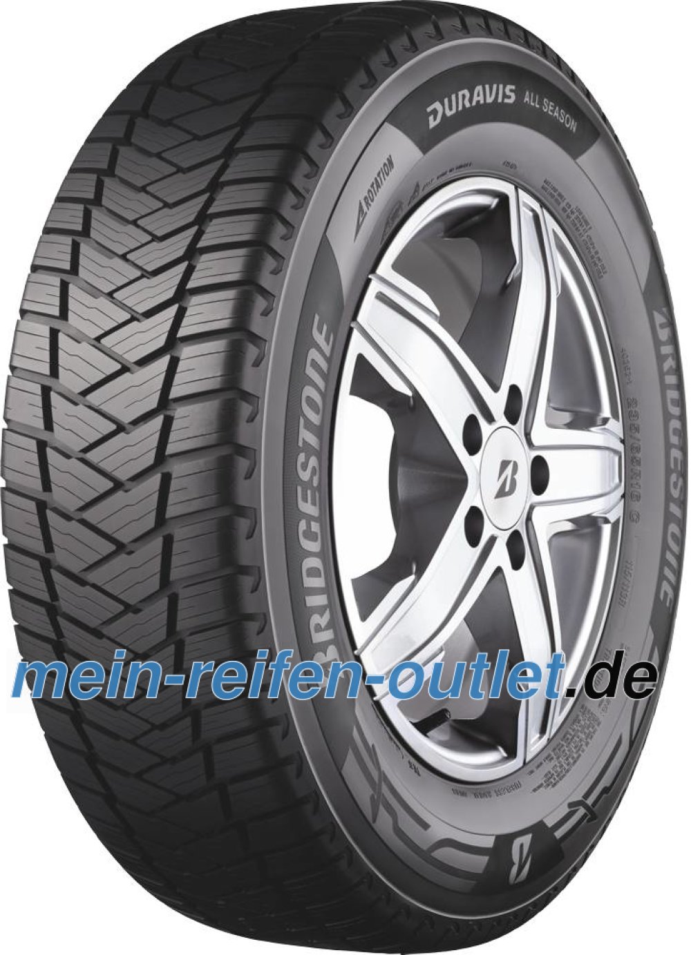 Bridgestone Duravis All-Season 205/75 R16C 113/111R 10PR, Evc